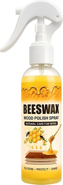 LootZoo Beeswax Wood Polish Spray for Furniture Shine and Protection