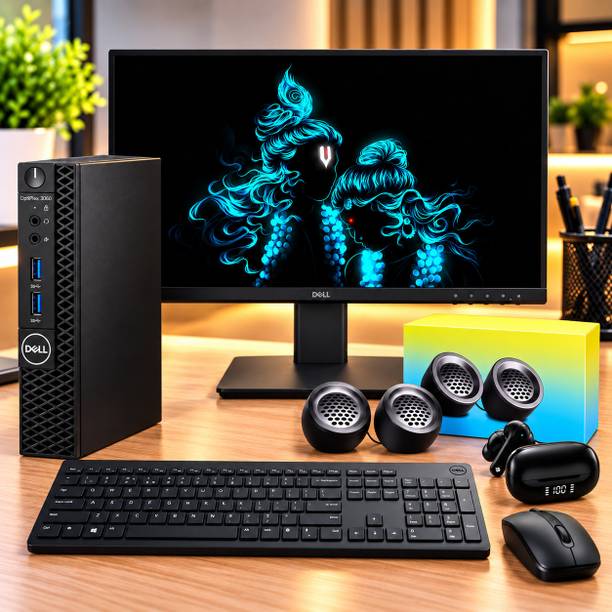 DELL Desktop full set intel Core i5 (8th Gen) (8 GB DDR4/256 GB SSD/Windows 10 Pro/22 Inch Screen/SE2225HM) with MS Office