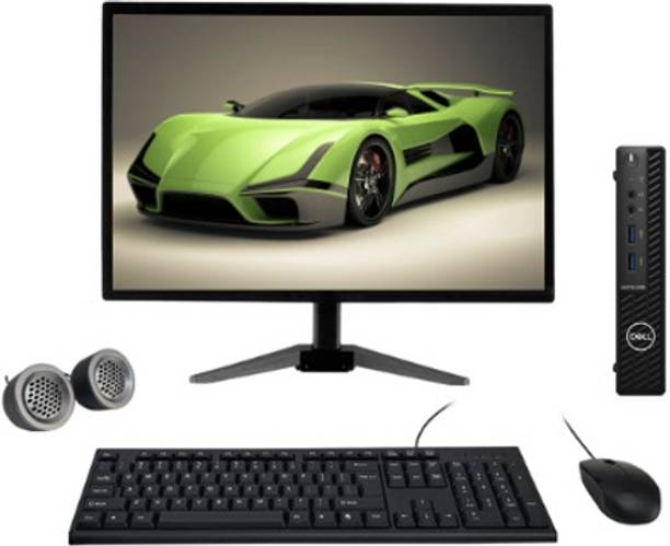 NewJaisa (Refurbished)Dell OptiPlex 3080 Tiny All-in-One Set Desktop PC Computer 10th Gen Core i5 (8 GB DDR4/256 GB SSD/Windows 11 Home/19 Inch Screen/Wired KB & Mouse/Speakers & WiFi/1 Year Warranty)