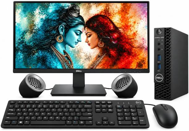 DELL Desktop full set intel Core i5 (8th Gen) (8 GB DDR4/256 GB SSD/Windows 10 Pro/22 Inch Screen/SE2225HM) with MS Office