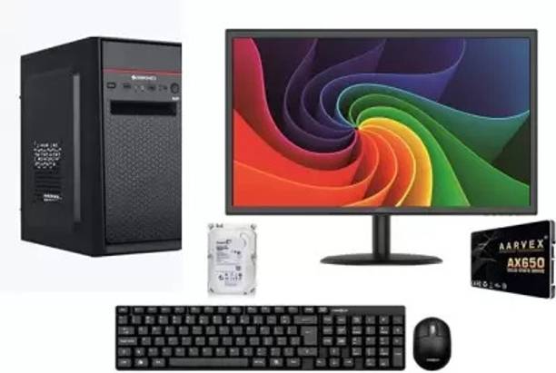 TECH- Assemblers Assemble Core i3 (8 GB DDR3/1 TB/128 GB SSD/Windows 11 Home/20 Inch Screen/ASSEMBLED PC) with MS Office