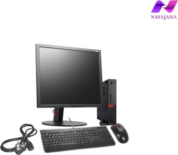 Nayajaisa (Refurbished)Lenovo M73p Tiny i7 4th 8-512 19 inch Sq.AIO Core i7 (8 GB DDR3/512 GB SSD/Windows 10 Pro/19 Inch Screen/KB & Mouse/VGA/Ethernet/Wi-Fi /USB 3.0/Win10 & MSO)