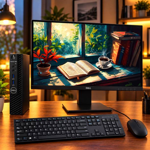 DELL desktop full set intel Core i5 (8th Gen) (8 GB DDR4/256 GB SSD/Windows 10 Pro/22 Inch Screen/SE2225HMa) with MS Office