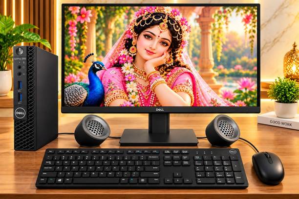 DELL desktop full set intel Core i5 (8th Gen) (8 GB DDR4/256 GB SSD/Windows 10 Pro/22 Inch Screen/SE2225HM) with MS Office