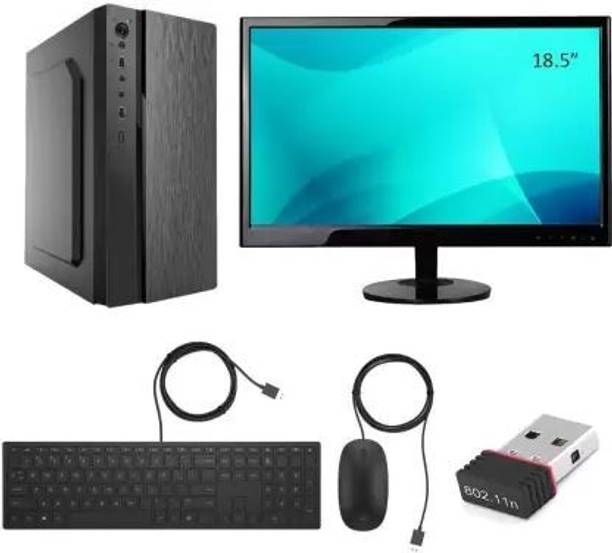 TECH- Assemblers Intel Core i5 (8 GB DDR3/500 GB/120 GB SSD/Windows 10 Home/512 MB/18.5 Inch Screen/ENTAIC-I5-650-8GB_500-120-18.5LED_1) with MS Office