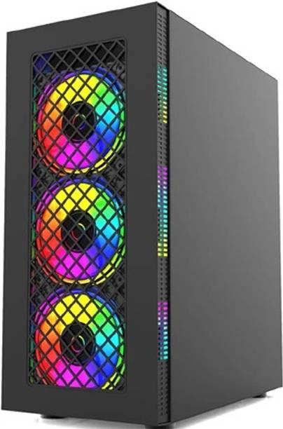 BrightPC BRPC_GAMING CPU 4th Generation Intel® Core™ i5 Processors (16 GB RAM/Nvidia GT730 Graphics/1 TB Hard Disk/256 GB SSD Capacity/Windows 11 Home (64-bit)/4 GB Graphics Memory) Gaming Tower with MS Office