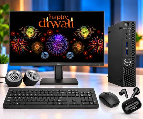 DELL desktop full set intel Core i5 (8th Gen) (8 GB DDR4/256 GB SSD/Windows 10 Pro/22 Inch Screen/SE2225HM) with MS Office