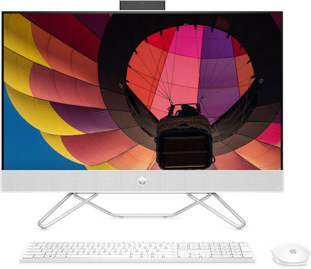 HP HP 27" Ryzen 5 (8 GB DDR4/512 GB SSD/Windows 11 Home/27 Inch Screen/27-cb0235in All-in-One PC)
