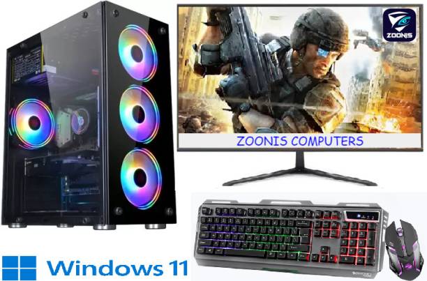 ZOONIS Premium Gaming & Editing Desktops Core i5 (7th Gen) (16 GB DDR4/1 TB/512 GB SSD/Windows 11 Home/4 GB 4GB GT-730/22 Inch Screen/Premium Gaming & Editing Desktops Core i5-7th Generation (16 GB DDR3/512 GB SSD)
