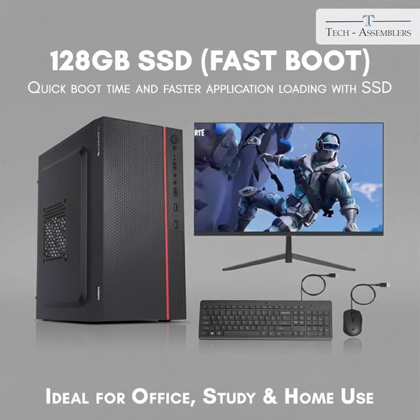TECH- Assemblers Core i5 Core i5 (4 GB DDR3/500 GB/Windows 10 Pro/19 Inch Screen/Core i5) with MS Office