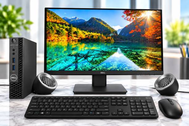 DELL Desktop full set intel Core i5 (8th Gen) (8 GB DDR4/256 GB SSD/Windows 10 Pro/22 Inch Screen/SE2225HM) with MS Office