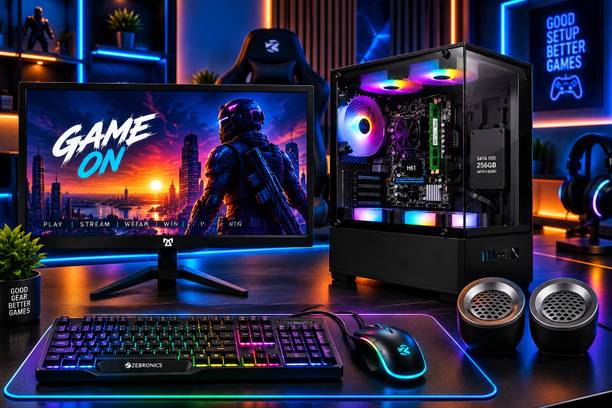 KENAVI™ intel Core i5 (8 GB DDR3/256 GB SSD/Windows 10 Pro/22 Inch Screen/MATRI009) with MS Office