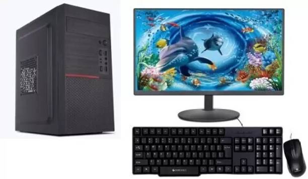 Groovi 3.4GHZ Core i7 (8 GB DDR3/500 GB/128 GB SSD/Windows 10 Home/19 Inch Screen/pc) with MS Office