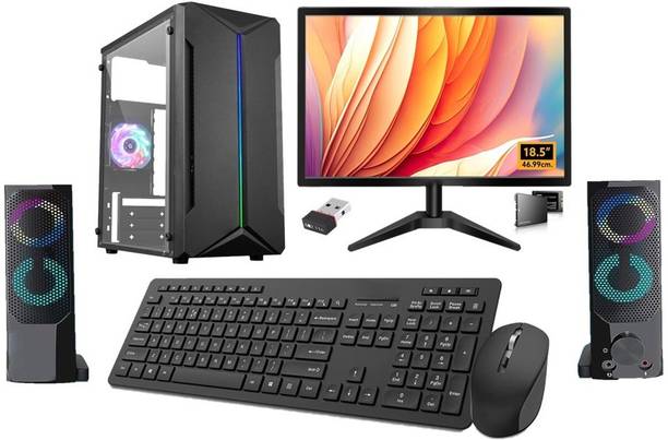 MegaDesk AIO-34 Core i7 (4th Gen) (16 GB Unified/1 TB/256 GB SSD/Windows 10 Home/22 Inch Screen/AIO-34) with MS Office