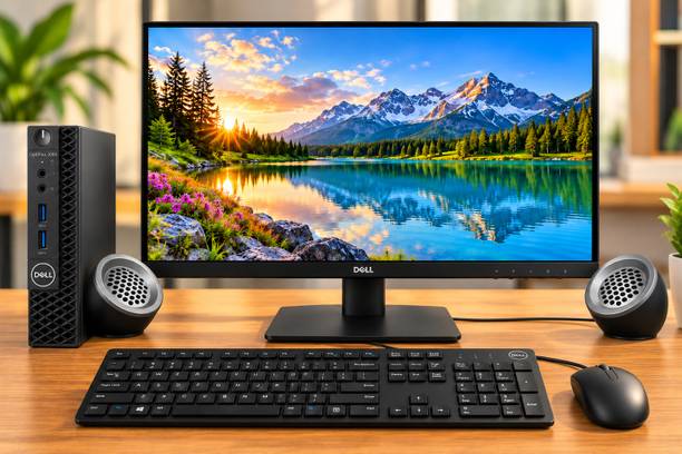 DELL Desktop full set intel Core i5 (8th Gen) (8 GB DDR4/256 GB SSD/Windows 10 Pro/22 Inch Screen/SE2225HM) with MS Office