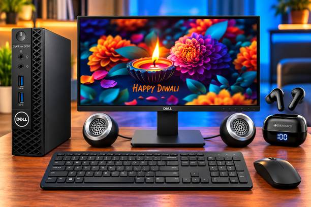 DELL Desktop full set intel Core i5 (8th Gen) (8 GB DDR4/256 GB SSD/Windows 10 Pro/22 Inch Screen/ZSE2225HM) with MS Office