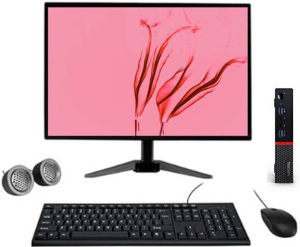 NewJaisa (Refurbished)Lenovo ThinkCentre M700 All-in-One Set Desktop PC Computer Core i3 (6th Gen) (8 GB DDR4/256 GB SSD/Windows 10 Pro/19 Inch Screen/Wired KB & Mouse/Speakers & WiFi/1 Year Warranty)