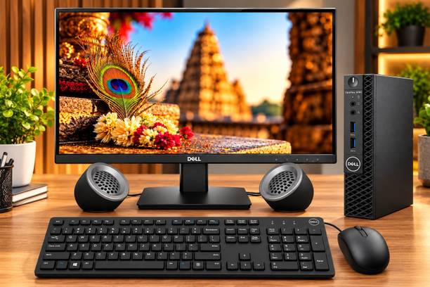 DELL Desktop full set intel Core i5 (8th Gen) (8 GB DDR4/256 GB SSD/Windows 10 Pro/22 Inch Screen/SE2225HM) with MS Office