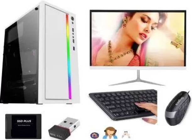 TECH- Assemblers Office & Home Core i5 (8 GB DDR3/500 GB/128 GB SSD/Windows 10 Pro/512 MB/19 Inch Screen/G1-01/I5-650-8GB_500-120-18.5LED) with MS Office