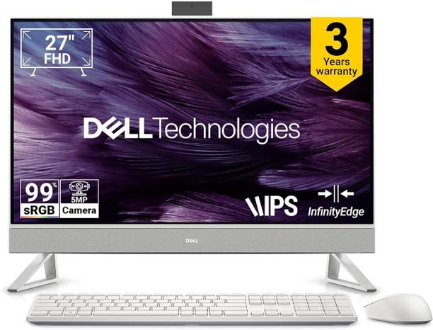 DELL Inspiron All-in-One Core i5 (16 GB DDR5/512 GB SSD/Windows 11 Home/27 Inch Screen/All-In-One EC27250)