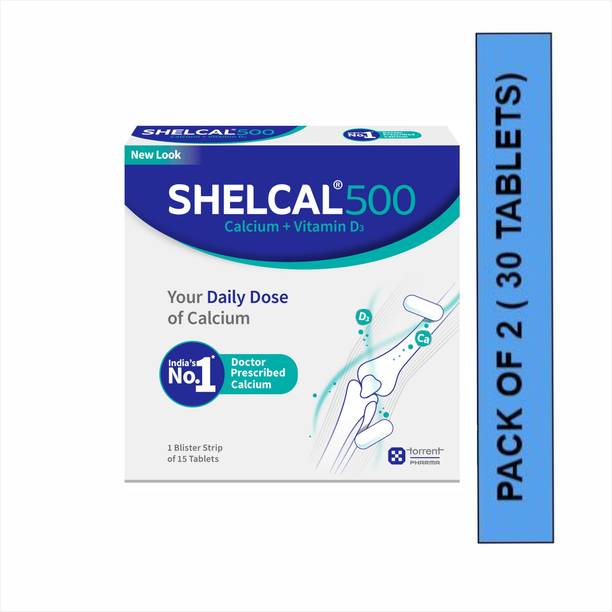 SHELCAL Calcium + Vitamin D3 For Strong Bones | India's No.1 Doctor's prescribed Tablets