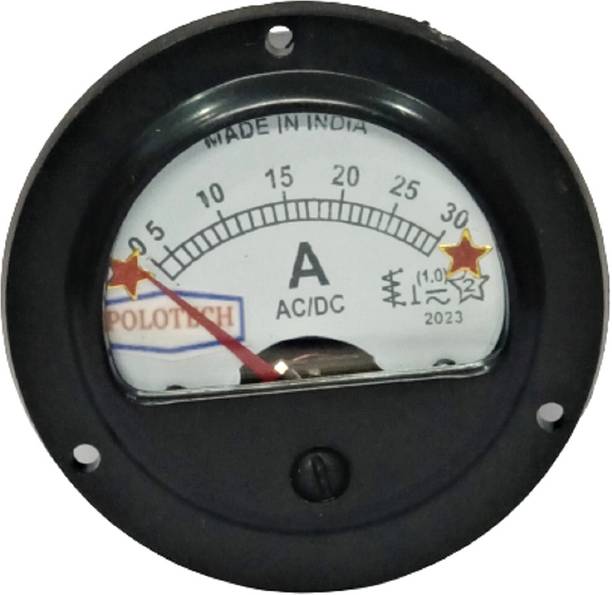 Ambika Sales POLOTECH 30 AMP 65MM ROUND Ammeter