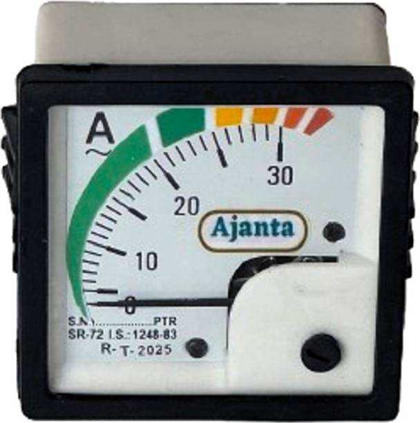 Ambika Sales Agencies AJANTA 72MM 2,5 INCH AMP METER Ammeter