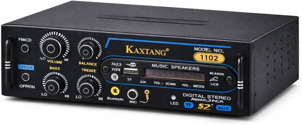 KAXTANG DJ Super 1102BT Full Black Digital Stereo With BT/ USB/ SD-Card /FM /AUX 5000 W AV Power Amplifier