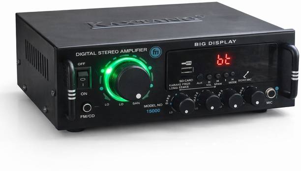 Trendbuzz DJ Super 15000 Full Black Digital Stereo With BT/ USB/ SD-Card /FM /AUX 5000 W AV Power Amplifier