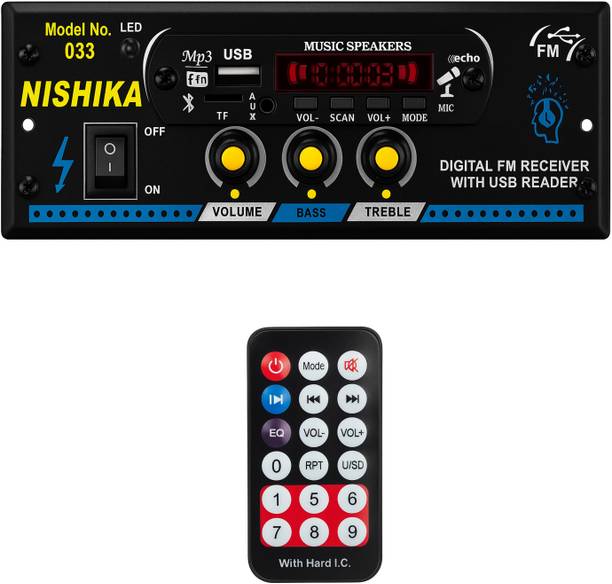ots world Amplifier Dual Output TDA 4440 ic Based, Input FM,BT,USB Auto/Taxi/Bus 110 W AV Control Amplifier
