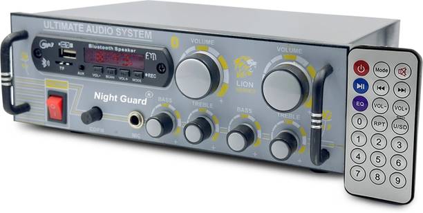 Night Guard Amplifier Bluetooth ,dj speaker machine, audio player , MIC Input/USB/SD Card 160 W AV Power Amplifier