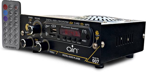 ain Fm Radio with Bluetooth speaker , USB , SD Card , Portable fm Radio 80 W AV Power Amplifier