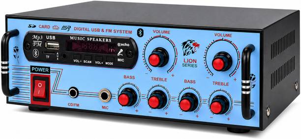 WRX Amplifier Bluetooth DJ Machine Metal Cabinet for home 5000 W USB/SD Slot Radio 120 W AV Power Amplifier