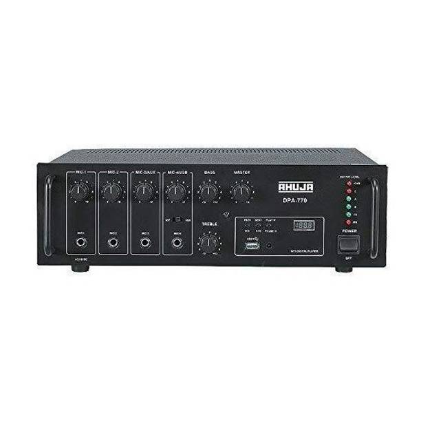 Ahuja DPA 770M with Bluetooth & USB option 75 W AV Control Amplifier
