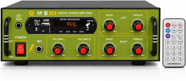 Night Guard Amplifier Bluetooth DJ Machine Metal Cabinet for home 5000 W USB/SD Slot Radio 120 W AV Power Amplifier