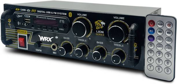 WRX MIC Input/USB/SD Card Slot/FM Radio/AUX Input/Remote Control/Amplifier Bluetooth 160 W AV Power Amplifier