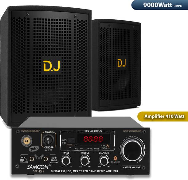 ots world Pro-Amplifier & 1-Pair DJ-Sound Box 410 W AV Power Amplifier