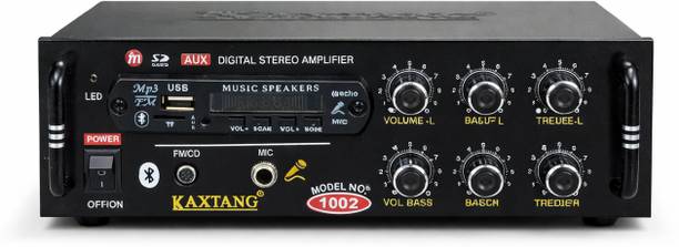 KAXTANG DJ official 1002BT Full Black Digital Stereo With BT/ USB/ SD-Card /FM /AUX 5000 W AV Power Amplifier