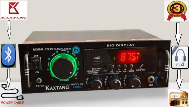 solomax New Series 15000 IRON FIST 5000 w 4440 DOUBLE IC Bluetooth FM/USB/ AUX/MP3 260 W AV Power Amplifier