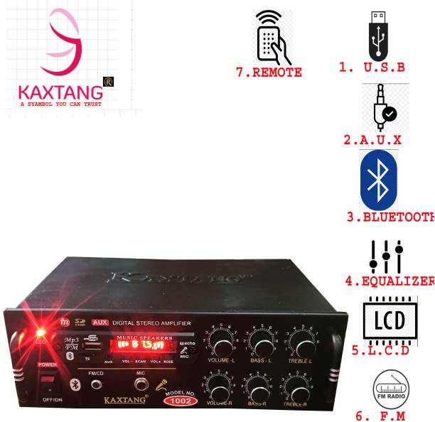 KAXTANG New Series jogstar 1002 DJ REMIX Bluetooth VERSION with BT/USB/AUX/MP 5000 W AV Power Amplifier