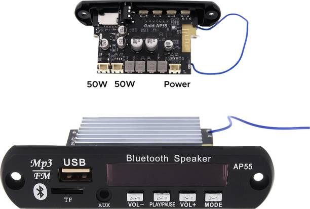 DHIYONAH Gold-AP55 BT Channel Stereo output 2*50 watts rms and input power 120 W AV Control Amplifier
