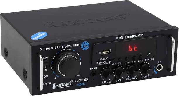 KAXTANG DJ remix 15000BT Full Black Digital Stereo With BT/ USB/ SD-Card /FM /AUX 5000 W AV Power Amplifier