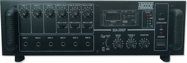 ABODOS PROFESSIONAL SSA-250DP POWER PA AMPLIFIER WITH DIGITAL MEDIA PLAYER 250 W AV Power Amplifier