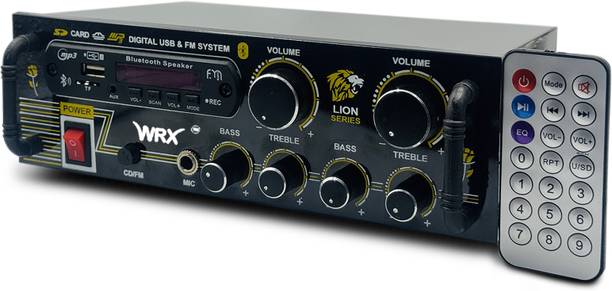 WRX MIC Input/USB/SD Card Slot/FM Radio/AUX Input/Remote Control/Amplifier Bluetooth 160 W AV Power Amplifier
