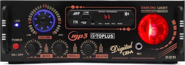 TOPLUS DASH 8002 AMF Bluetooth USB AUX FM With Mic Slot 120 W AV Power Amplifier