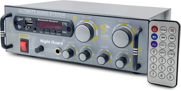 Night Guard Amplifier Bluetooth ,dj speaker machine, audio player , MIC Input/USB/SD Card 160 W AV Power Amplifier