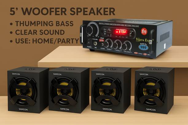 ots world Home /Party Music System 400W Amplifier & 4p Sound Box 400 W AV Power Amplifier