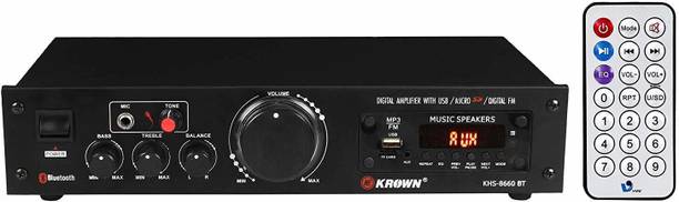 KEKROWN Home DJ Series 4 Channel 4440IC Circuit Amplifier with Inbuilt USB Digital 50 W AV Power Receiver