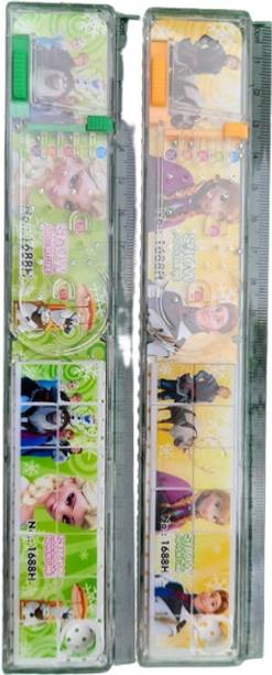 TKH Transparent Plastic Scale 20 cm With Ball Game Art Frozen Analytical Scale