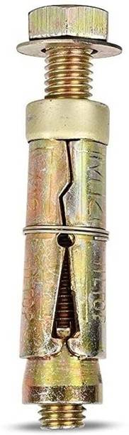 Ridents M6 [30mm] Wall Anchor Fastener Heavy Duty Zinc Plated Pack of 1 Hex Nut Sleeve Anchor